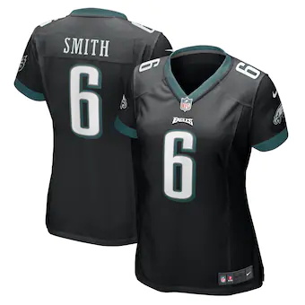 womens nike devonta smith black philadelphia eagles game je